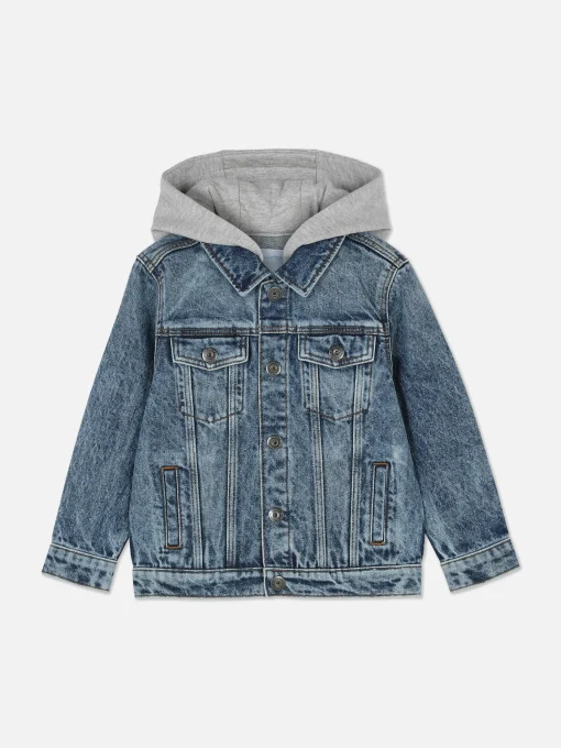 Chaqueta Vaquera Con Capucha