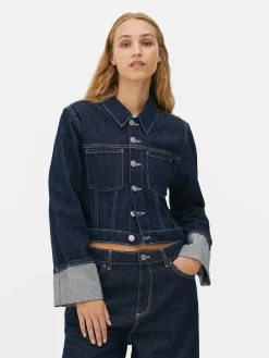 Chaqueta Vaquera Con Paneles Y Puños Vueltos