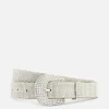 Cinturón De Strass Con Hebilla