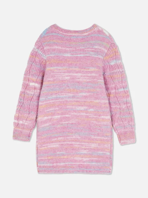 Conjunto De Vestido Y Leotardos De Punto De Ochos