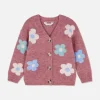 Cárdigan De Punto Floral