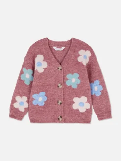 Cárdigan De Punto Floral