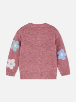 Cárdigan De Punto Floral