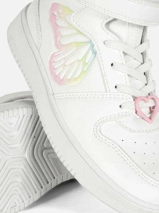 Deportivas Altas Con Mariposa Con Efecto Degradado