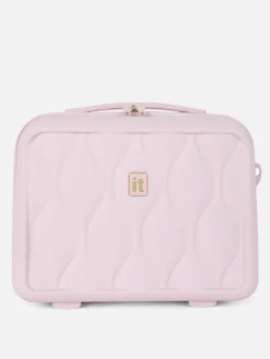 Estuche De Tocador Con Cremallera De Carcasa Dura