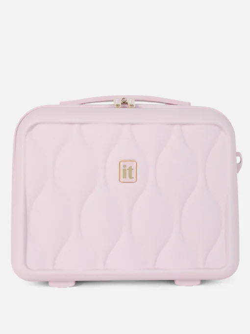 Estuche De Tocador Con Cremallera De Carcasa Dura