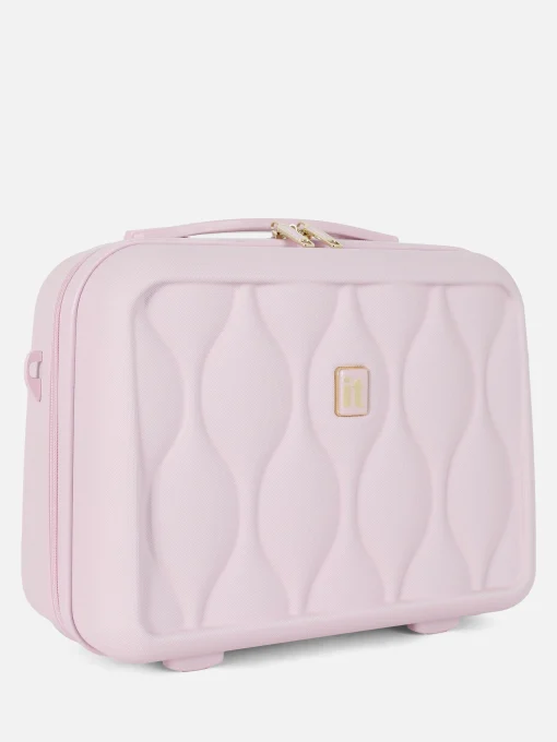 Estuche De Tocador Con Cremallera De Carcasa Dura