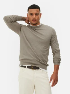 Jersey De Punto Fino Y Cuello Redondo