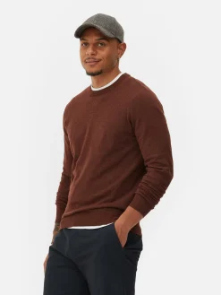 Jersey De Punto Fino Y Cuello Redondo