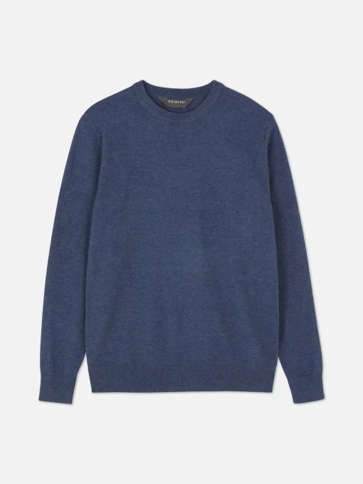 Jersey De Punto Fino Y Cuello Redondo