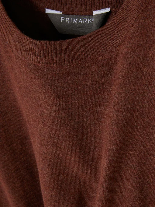 Jersey De Punto Fino Y Cuello Redondo