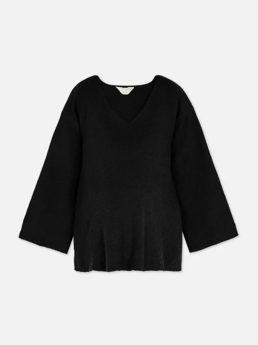 Jersey Premamá Con Cuello De Pico