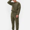 Joggers Con Bajos Ajustados Y Pliegues De Kem