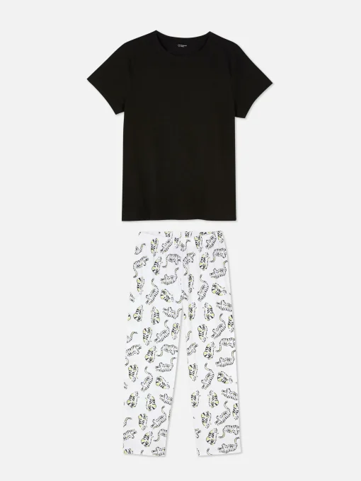 Joggers Y Camiseta De Pijama