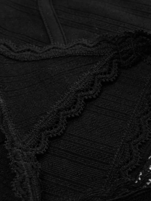 Juego De Bralette Largo Y Tanga Sin Costuras