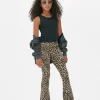 Leggings Acampanados De Leopardo