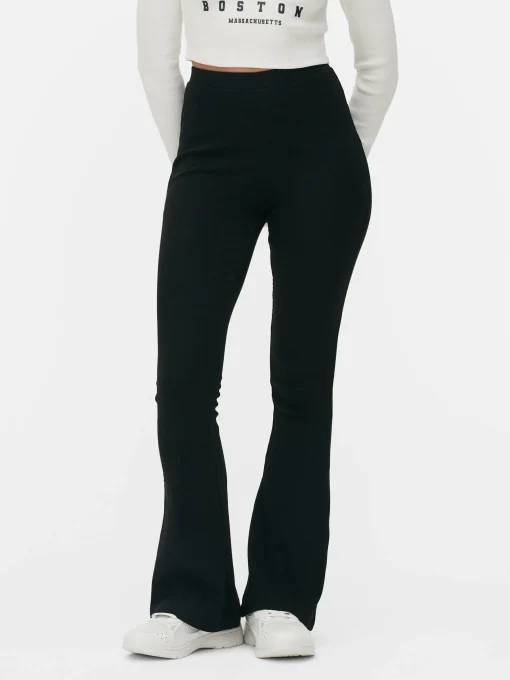 Leggings De Campana Acanalados Combinables