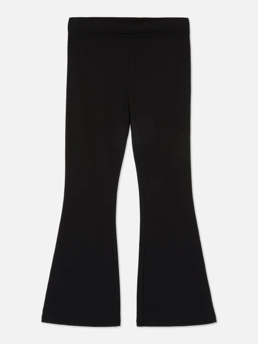 Leggings De Punto Acampanados