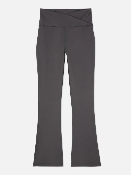 Leggings De Yoga Acampanados Con Cintura En «V»