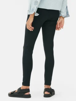 Leggings Largos De Punto