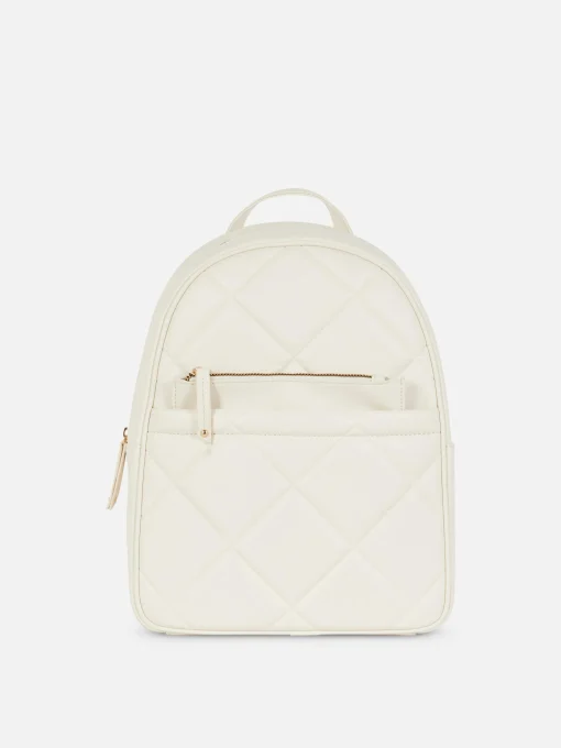 Mochila Acolchada De Piel Sintética