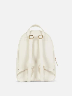 Mochila Acolchada De Piel Sintética
