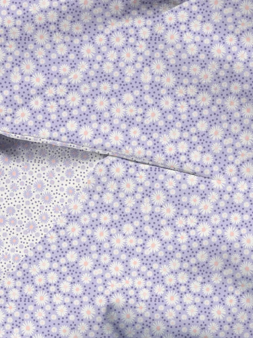 Nórdico Reversible Con Margaritas Para Cama Doble