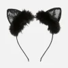 Orejas De Gato De Encaje Para Halloween