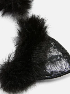 Orejas De Gato De Encaje Para Halloween