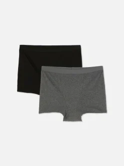 Pack De 2 Boxers De Cintura Alta