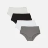 Pack De 4 Braguitas Altas En Distintos Tonos