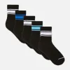 Pack De 5 Calcetines Deportivos A Rayas