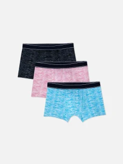 Pack De 3 Calzoncillos Bóxer Con Estampado Space Dye