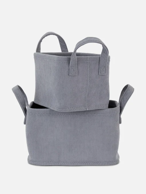 Pack De 2 Cestas De Almacenamiento Anidadas