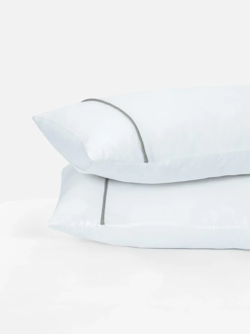 Pack De 2 Fundas De Almohada Con Ribete En Contraste