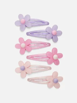 Pack De 6 Horquillas Para El Cabello Con Flores
