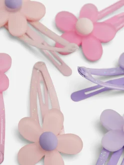 Pack De 6 Horquillas Para El Cabello Con Flores