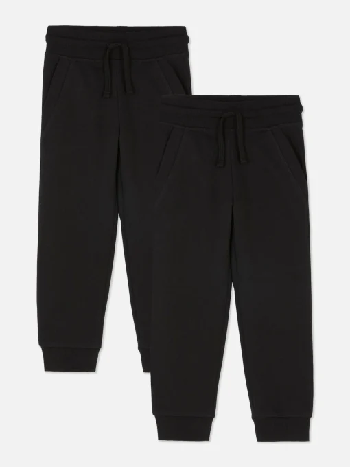 Pack De 2 Joggers Con Cordón Para Niños Pequeños