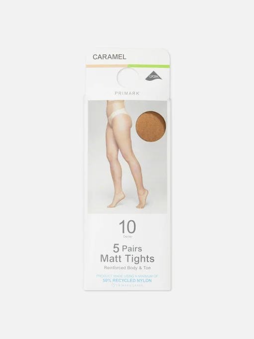 Pack De 5 Medias Mate De 10 DEN