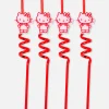 Pack De 4 Pajitas En Espiral De Hello Kitty