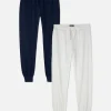 Pack De 2 Pantalones De Pijama De Punto