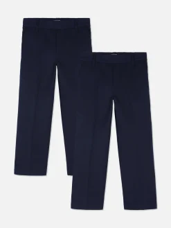Pack De 2 Pantalones Escolares Para Niño Pequeño