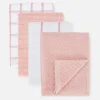 Pack De 4 Paños De Cocina De Rizo De Algodón