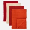 Pack De 4 Paños Gofrados