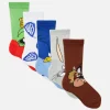Pack De 5 Pares De Calcetines Altos De Looney Tunes