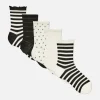 Pack De 5 Pares De Calcetines A Rayas