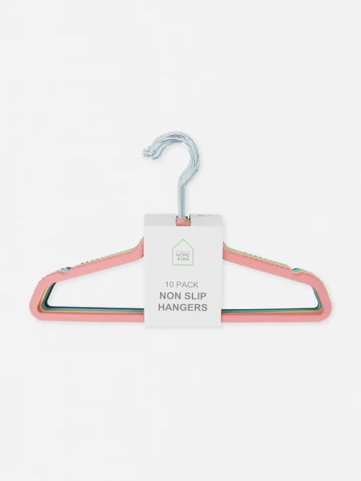 Pack De 10 Perchas Infantiles De Colores