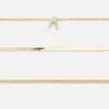 Pack De 3 Pulseras De Strass Con Inicial