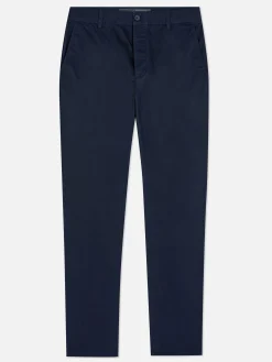 Pantalón Chino Elástico De Corte Entallado
