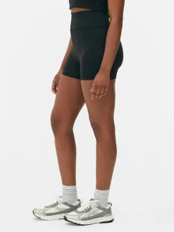 Pantalón Corto De Yoga Suave De Talle Alto